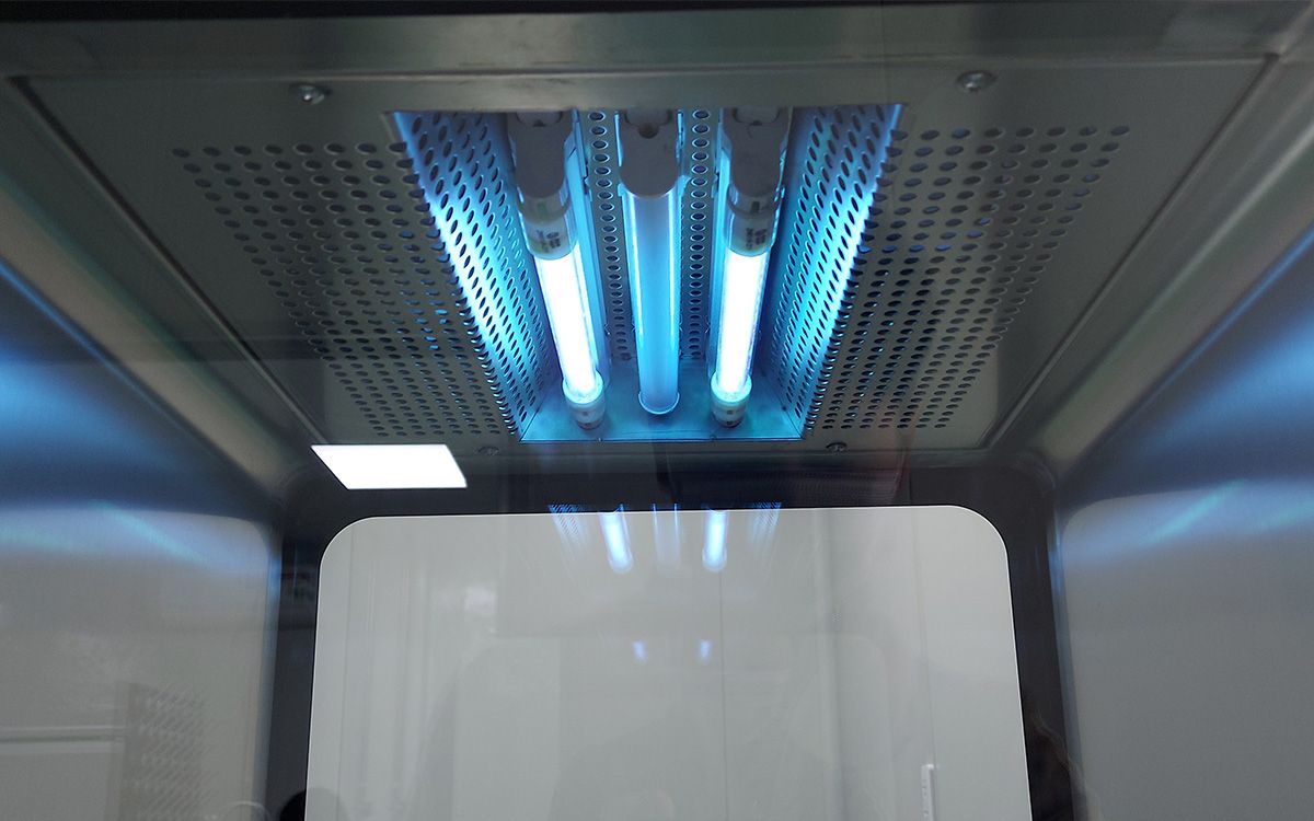 Đèn diệt khuẩn - Đèn UV cực tím sử dụng trong Pass box