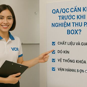 QA/QC cần kiểm gì trước khi ký nghiệm thu Pass Box ?