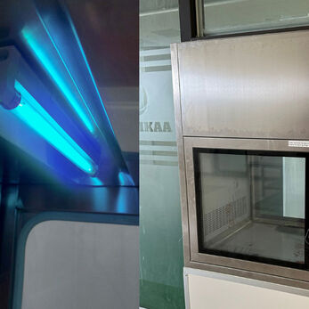 Khi nào nên thay bóng đèn UV trong Pass Box?