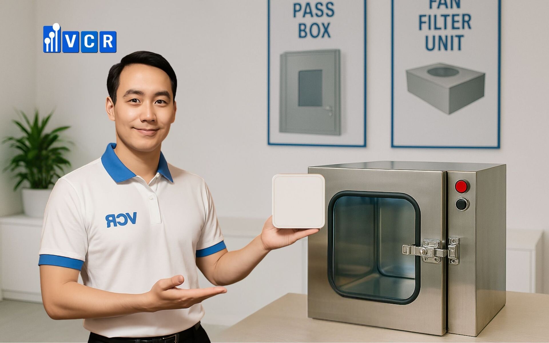 Vai trò của pass box trong luồng sạch giữa khu vực chiết rót & đóng gói